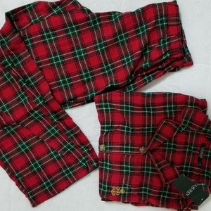 Ralph Lauren Plaid PJ Set